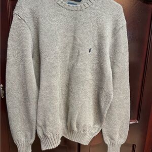 Ralph Lauren Classic Gray Crewneck Sweater